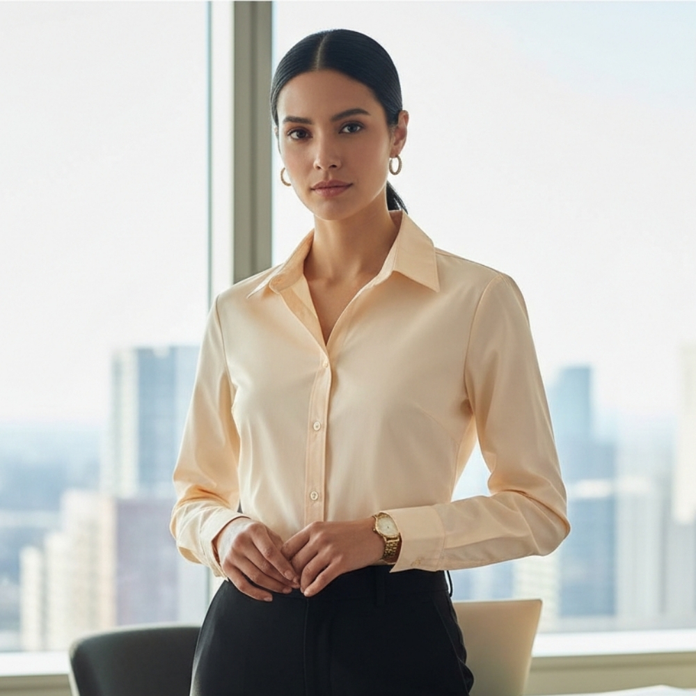 NWT, Calvin Klein Long Sleeve Cotton Shirt L